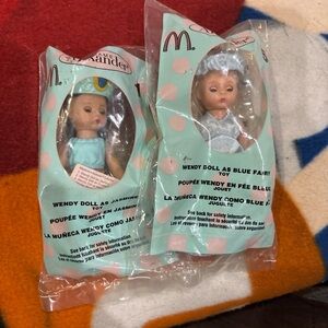 McDonald’s Wendy As Jasmine And Blue Fairy McDonald Dolls